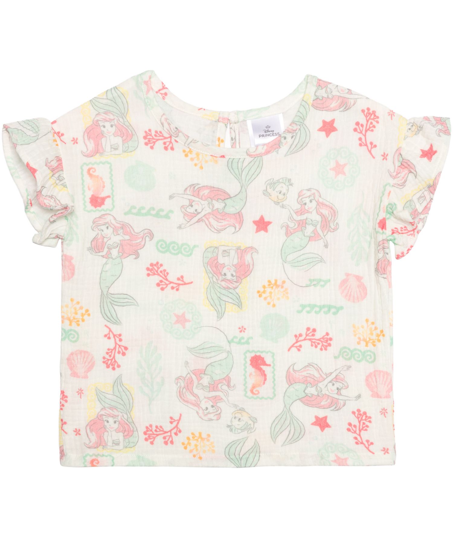 Girls' 2T-6X Printed T-Shirt and Shorts, 2-Piece Set