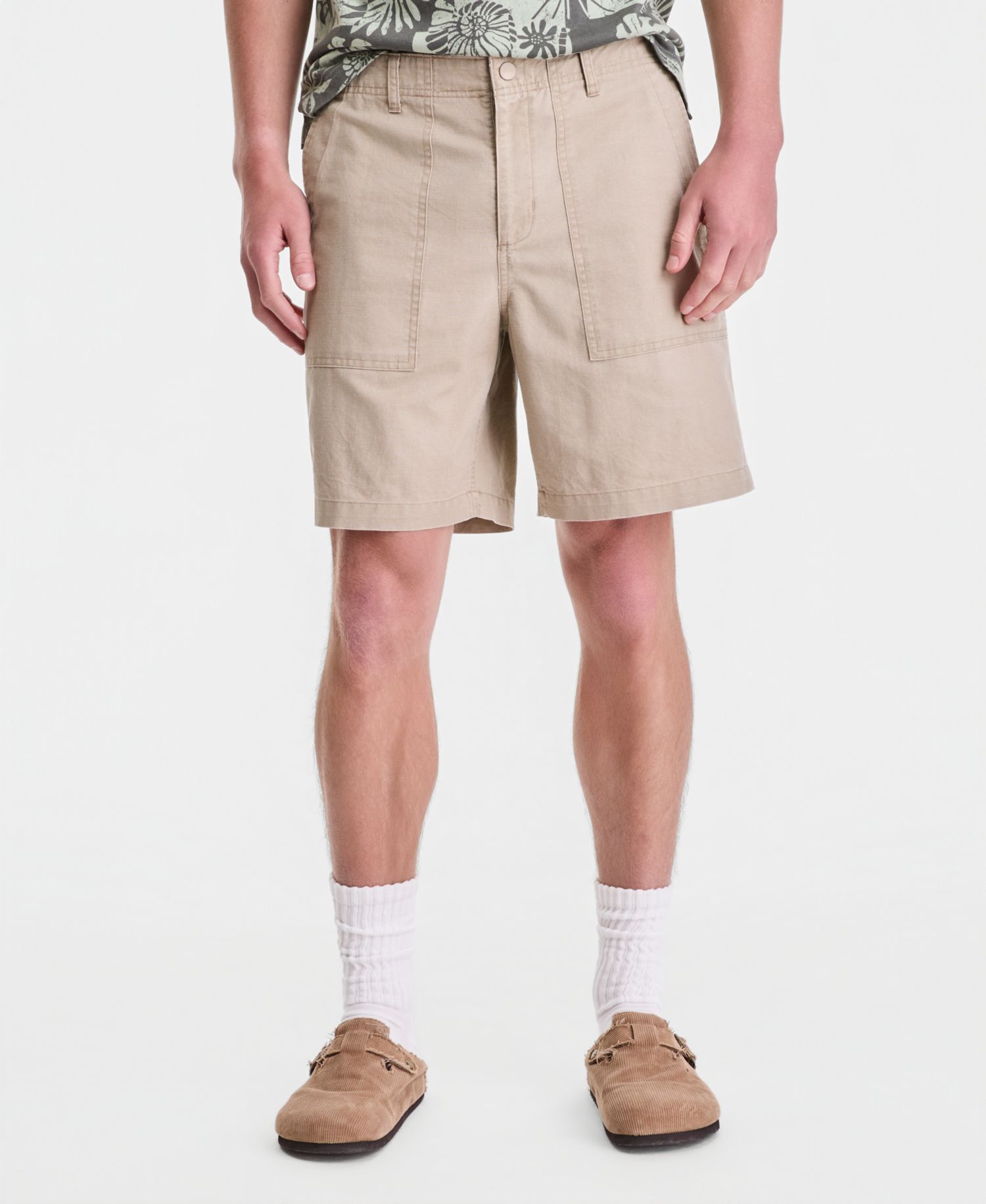 Men's Linen Blend 8" Shorts