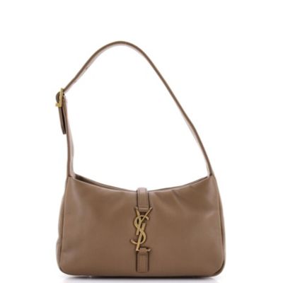 Small Le 5 a 7 Hobo Leather