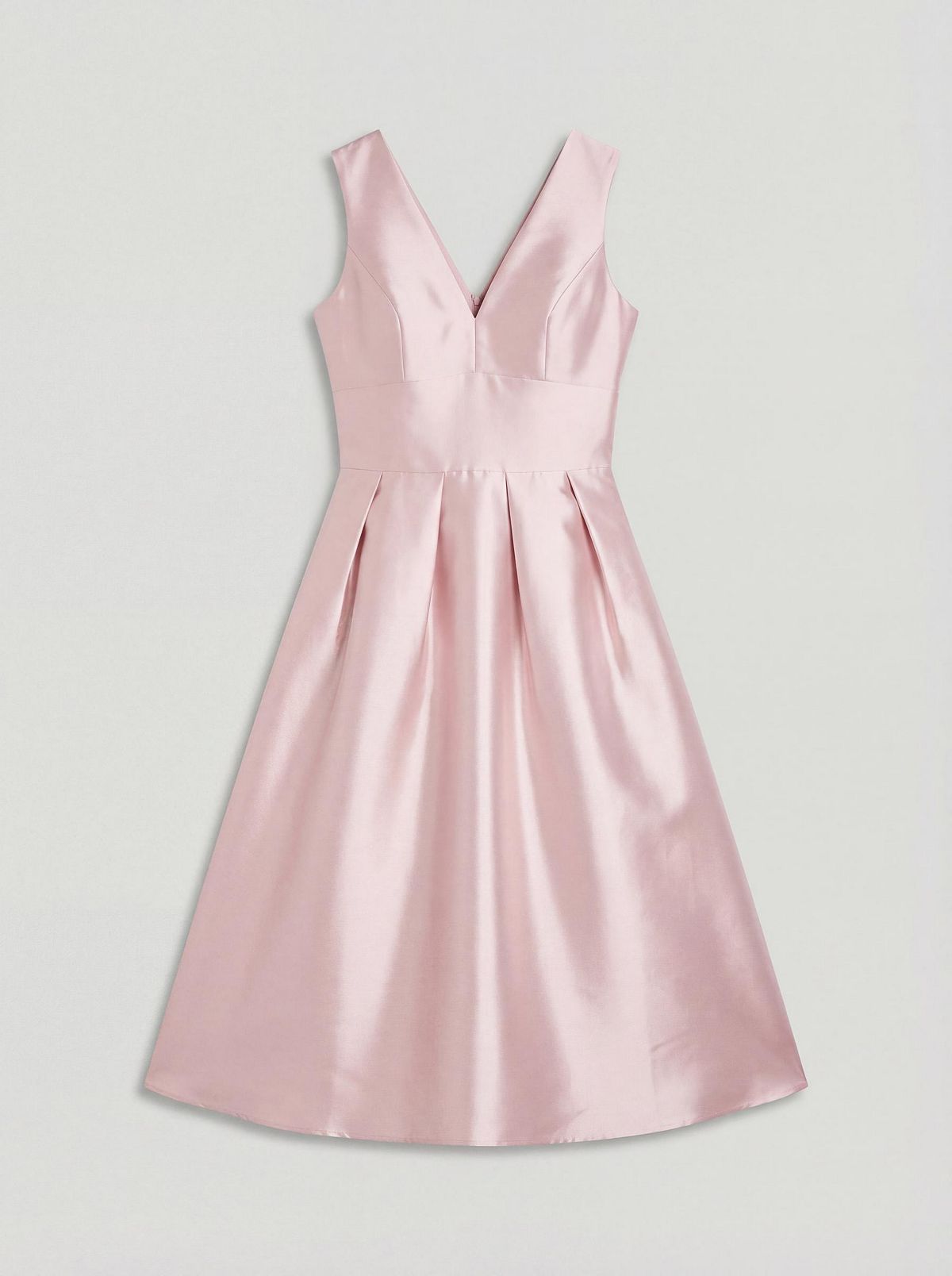Coast Women's Structured Twill Midi Bridesmaid Dress view 5 — MAYCSS fashion products