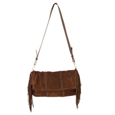 Fringe Suede Leather Crossbody Bag