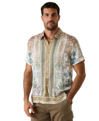 Men's Savanna Tapestry Placement Short-Sleeve Shirt
