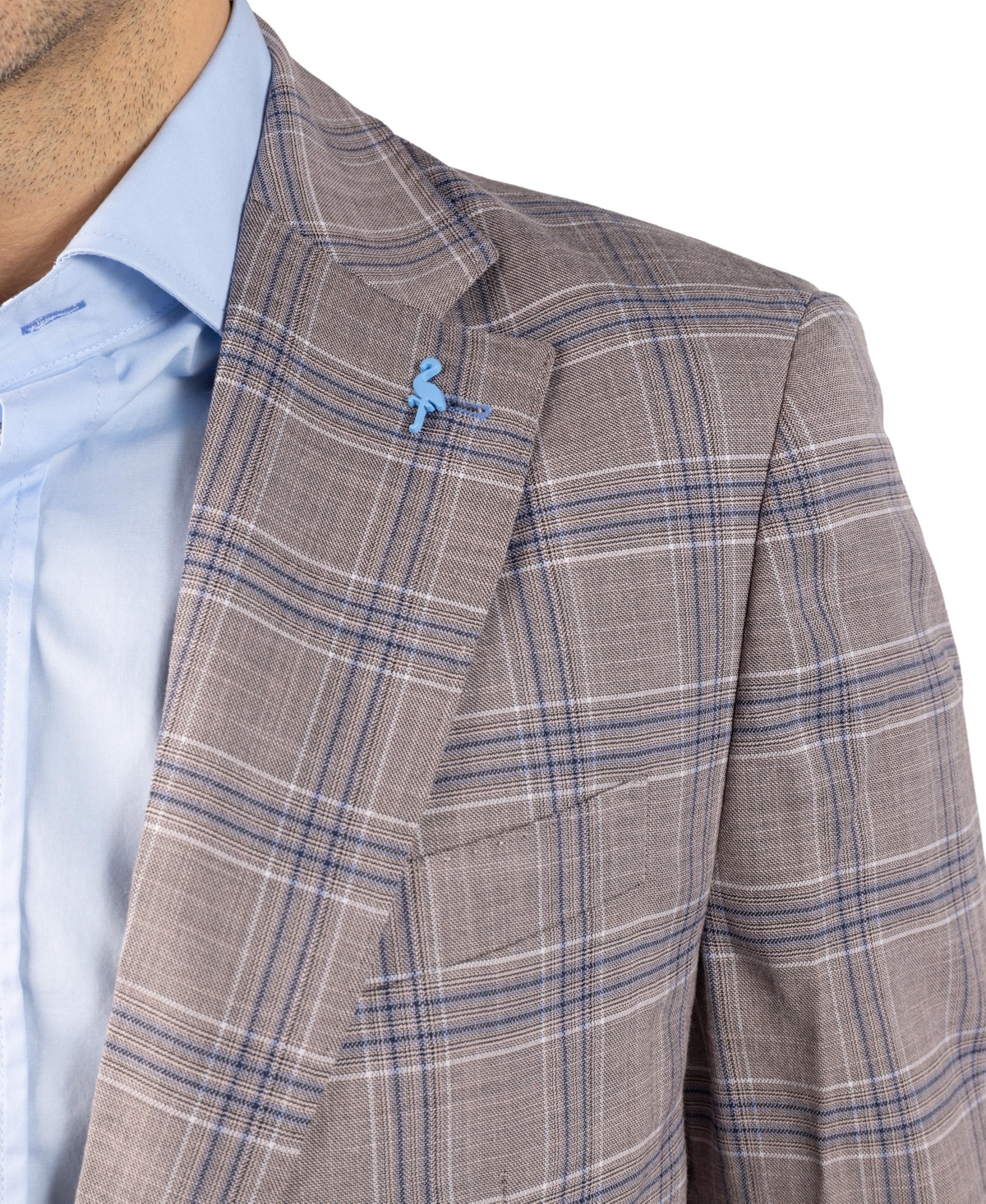 Tailorbyrd Men's Shadow Plaid Sport Coat