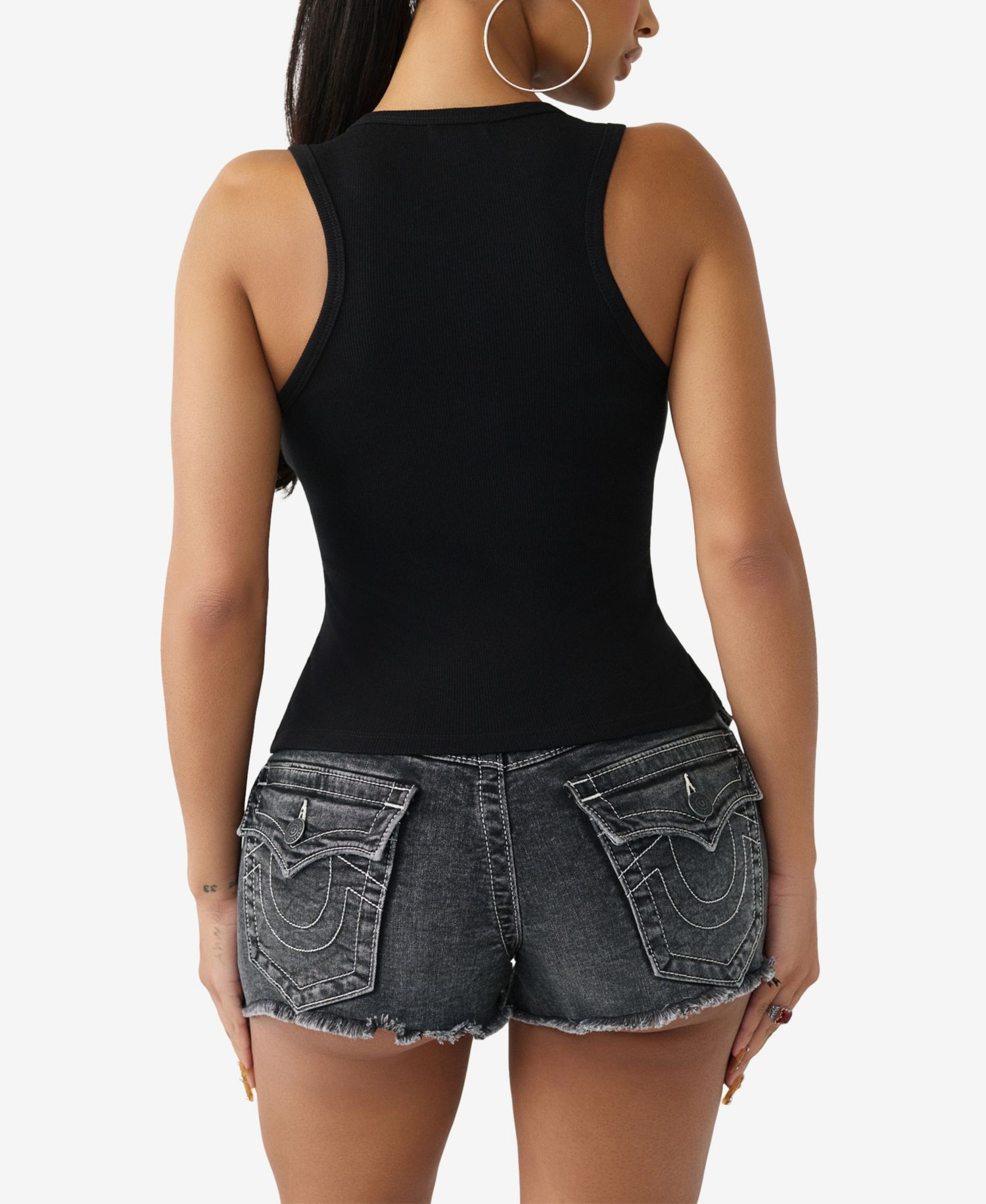 Women's Crystal V-Notch Racer Tank