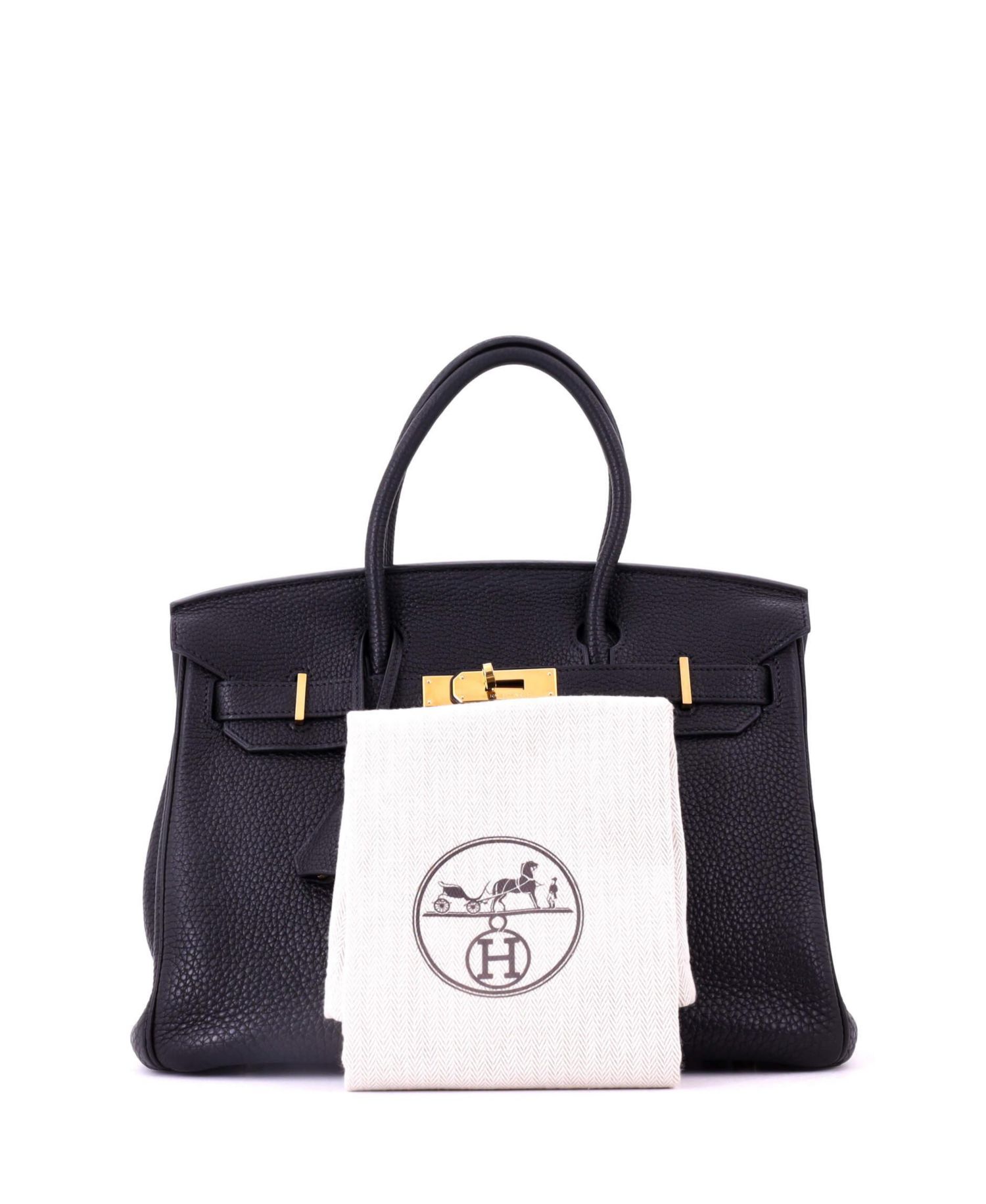 Birkin 30 Handbag Black Togo with Gold Hardware
