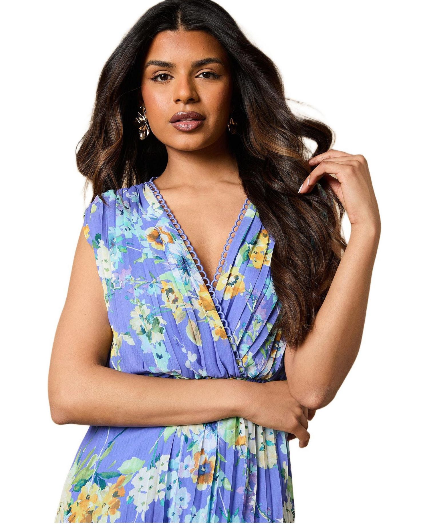 Women's Occasion Wrap Maxi Dress