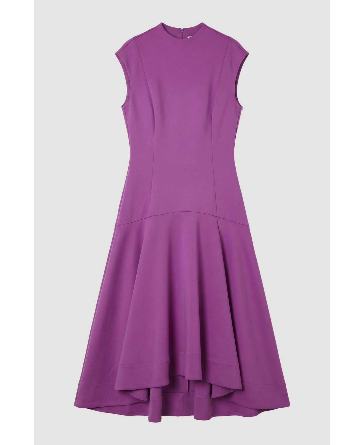 Women's Ruffle Hem Sleeveless Midi Dress