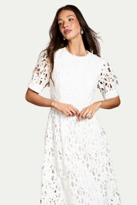 ivory lace midi dress with sleeves Zapakasa Women Ivory Lace Midi Wedding Dress with Sleeves Bodycon  Engagement Dress with Sash