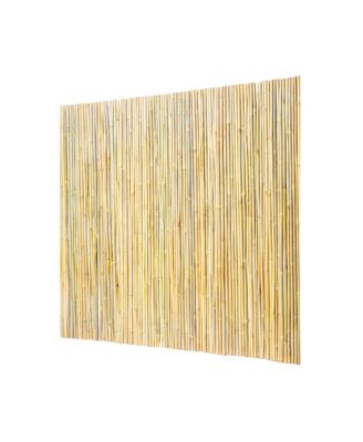 Rolled Bamboo Privacy Fence 4 feet H x 8 feet L Decorative Screen