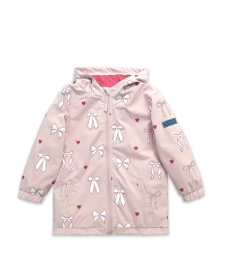Girls Color Changing Hooded Raincoat