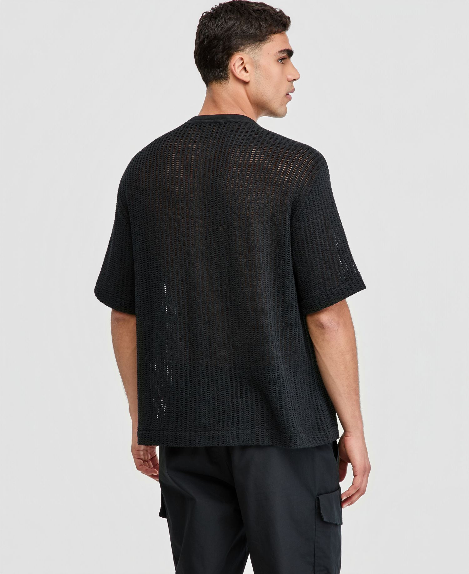 Men's Relaxed-Fit Mesh T-Shirt
