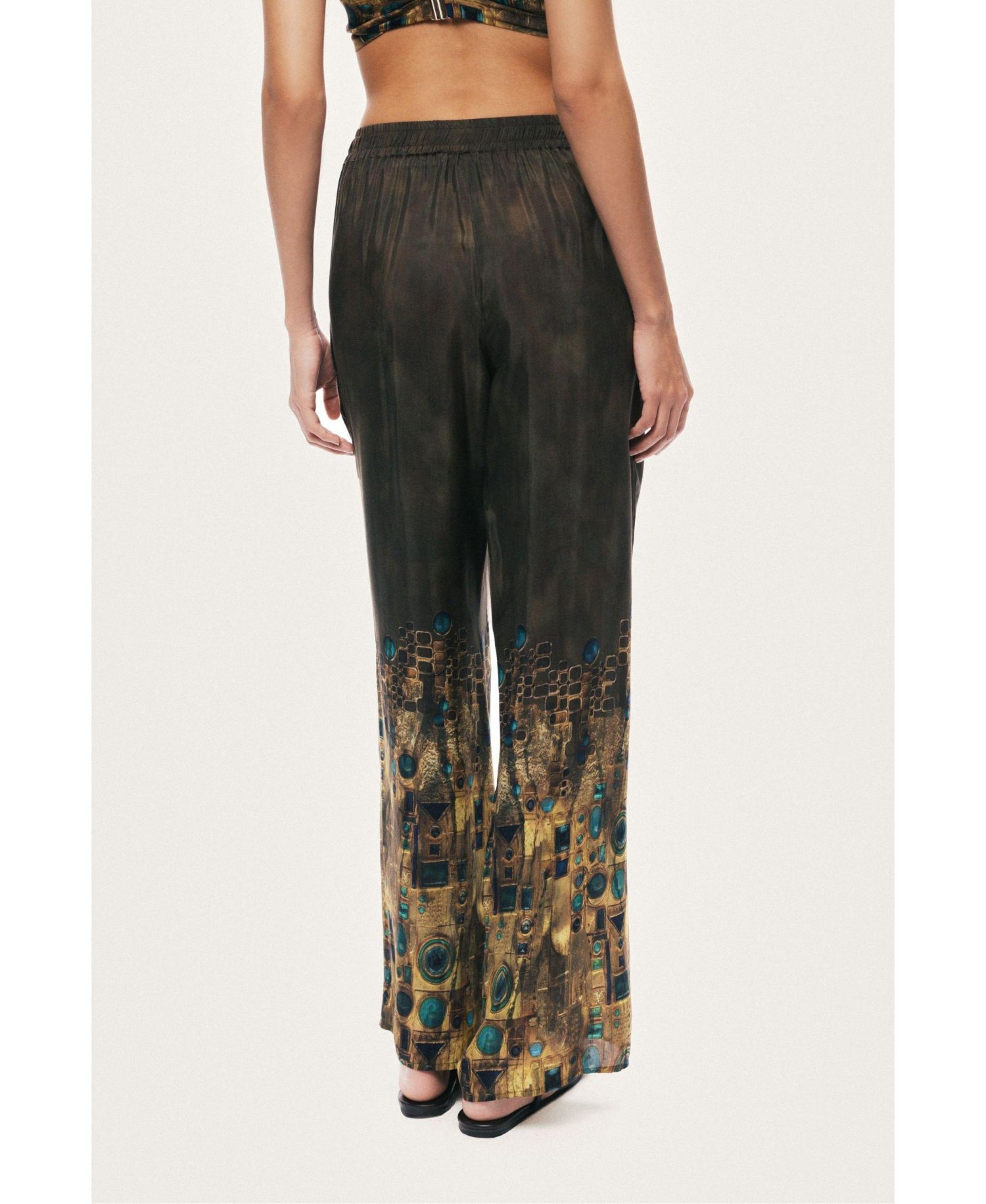 Women's Printed Straight Leg Pants