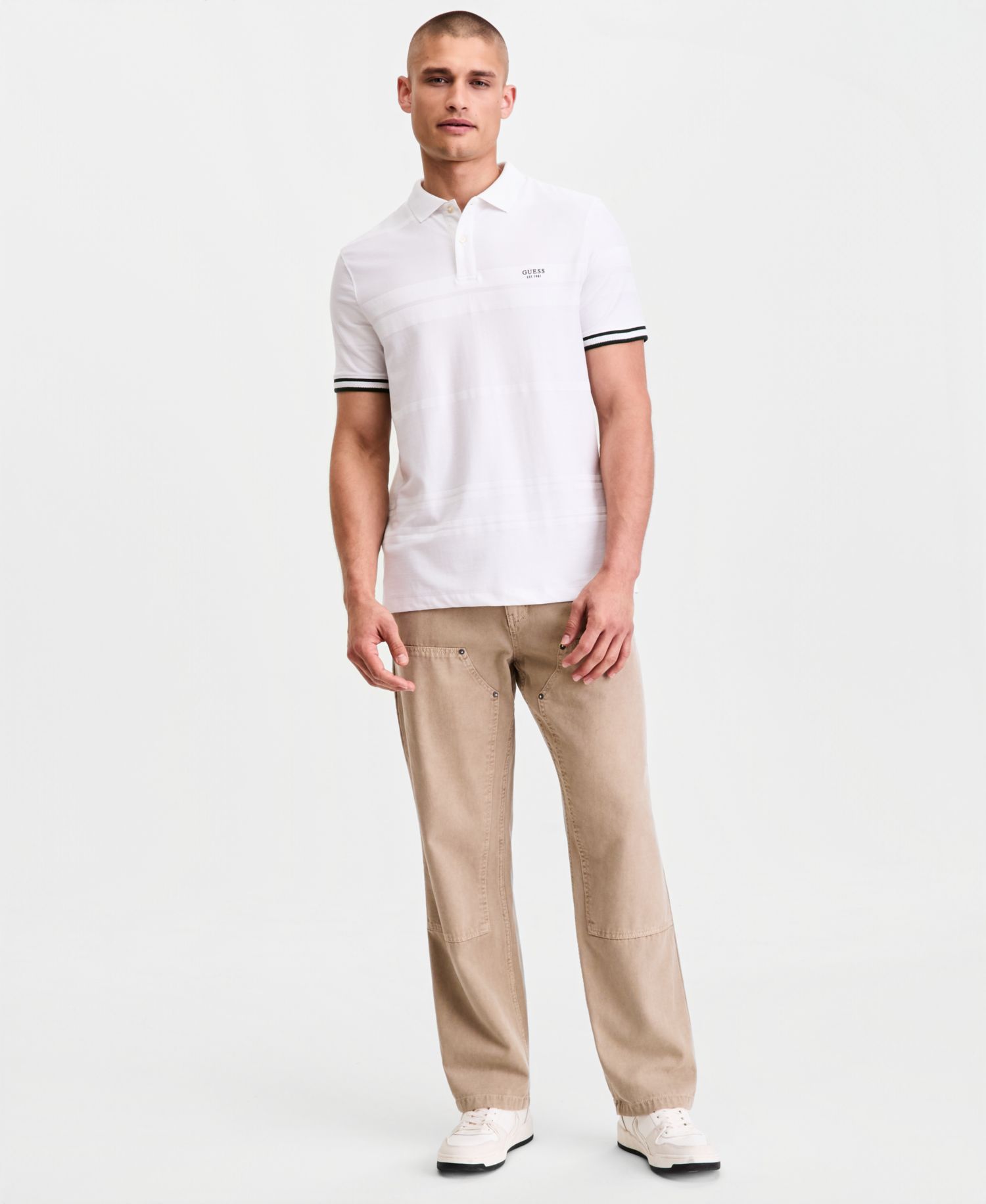 Men's Jacquard Detailed Polo Shirt