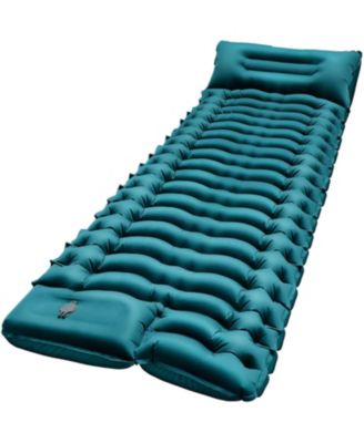 Camping Sleeping Pad Ultralight Inflatable Mat Foot Pump Pillow Camping Outdoor Recreation Gear