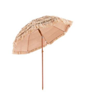 6.5 ft Thatched Patio Umbrella for Beach Poolside and Garden
