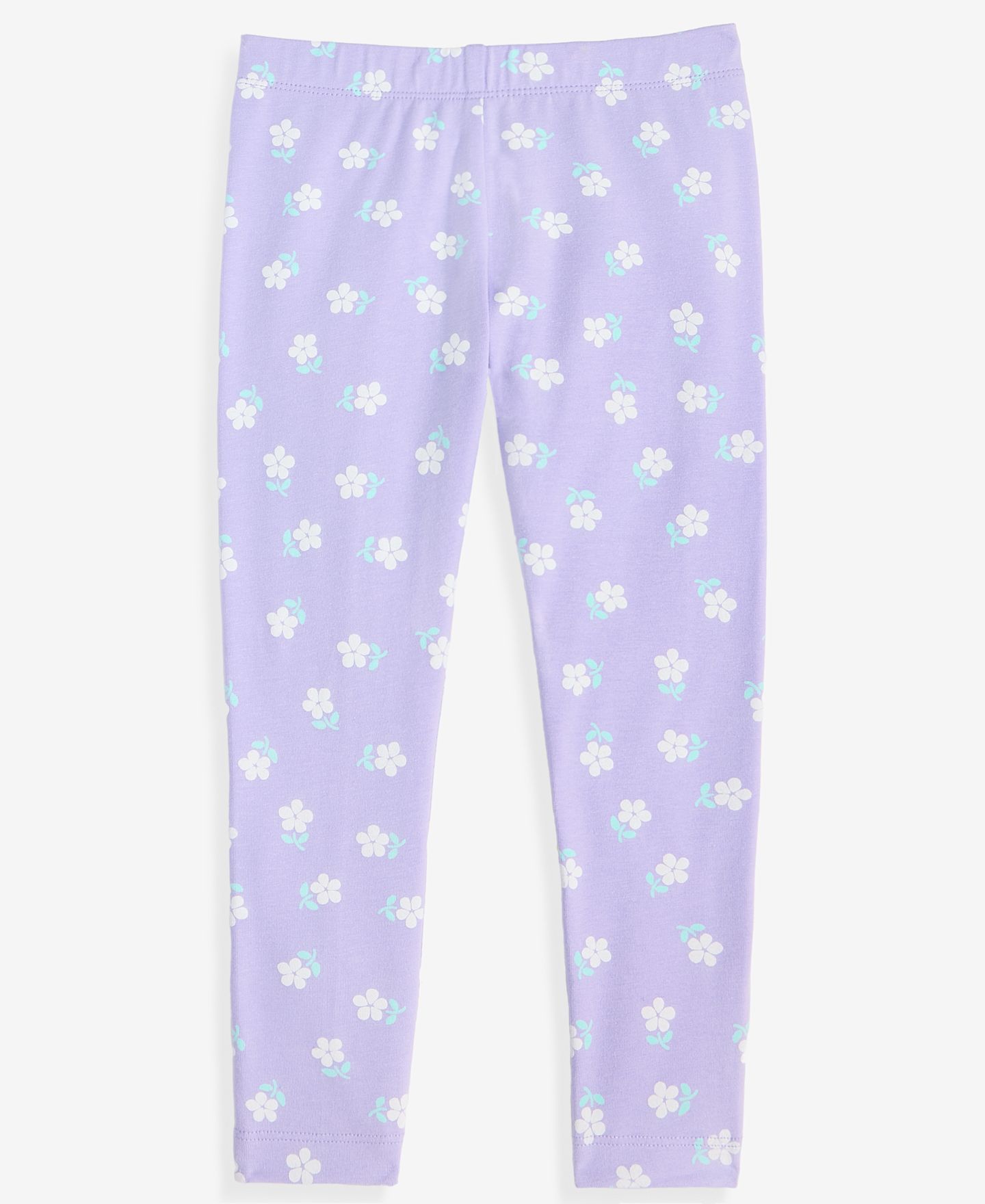 Леггинсы Epic Threads Floral-Print Leggings для девочек-малышей, цвет: Виноградный — фото 1