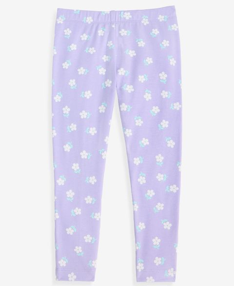 Леггинсы Epic Threads Floral-Print Leggings для девочек-малышей, цвет: Виноградный