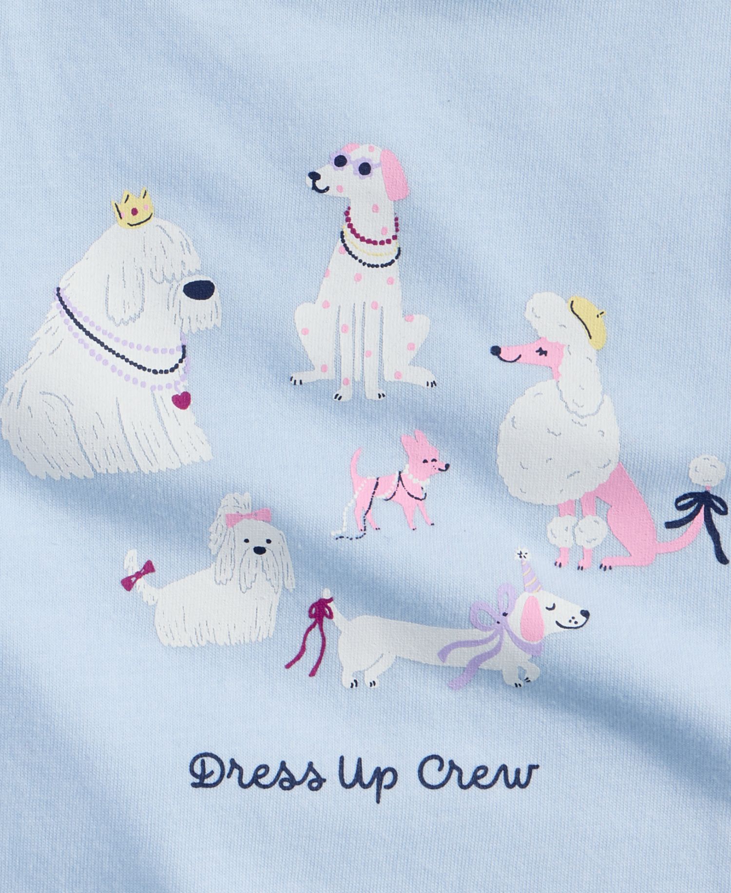 Girls' 12M-5T Dress Up Dogs T-Shirt