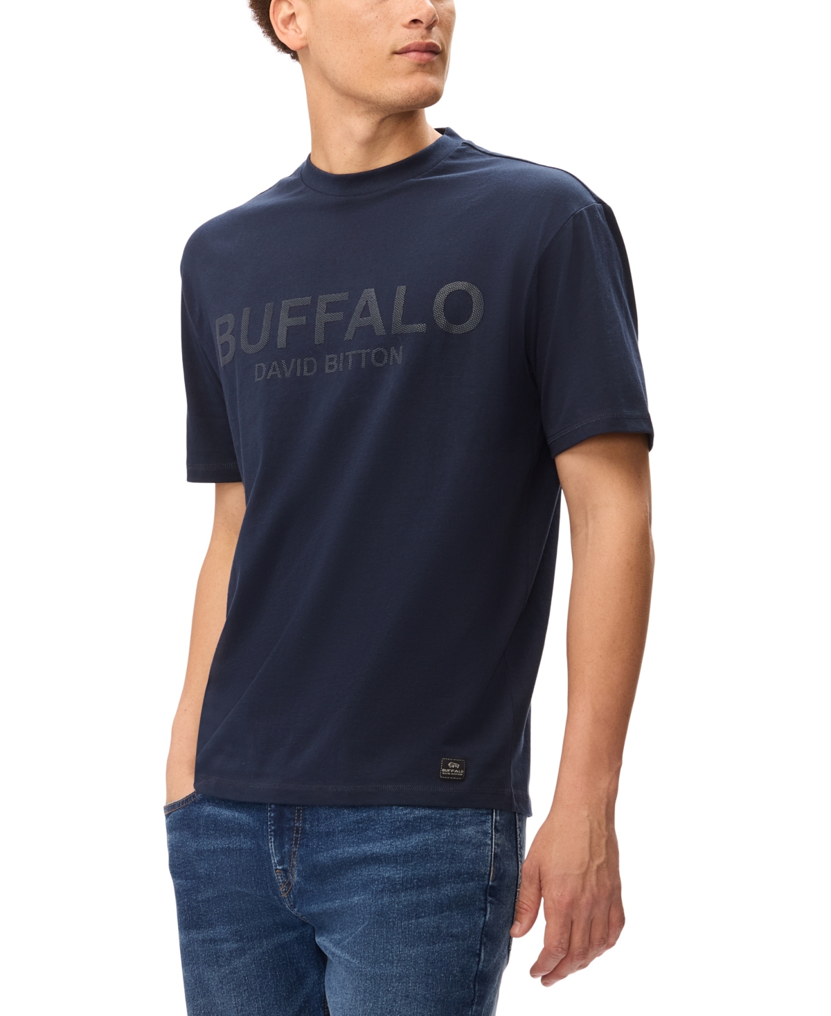 Buffalo David Bitton Men's Navi Graphic T-shirt