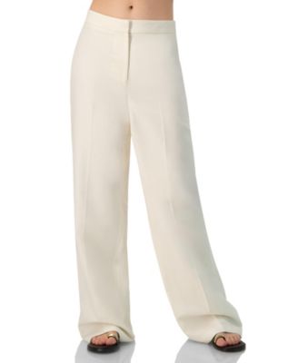 Women's Linen Straight-Leg Pants