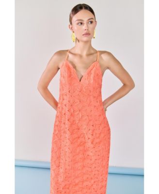 Coral Lace Dress - Macy's