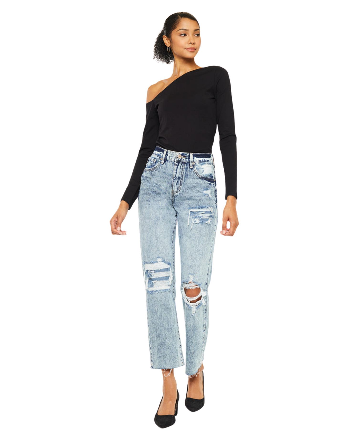 Women's Chesney High-Rise Straight Jeans