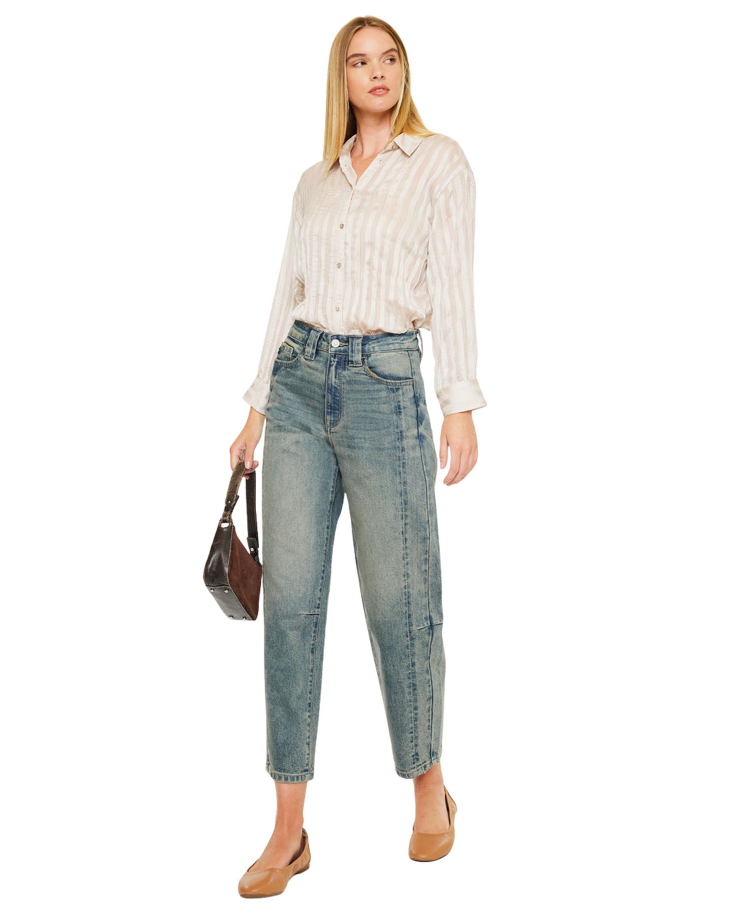 Women's Cecilia High Rise Slim Barrel Jeans