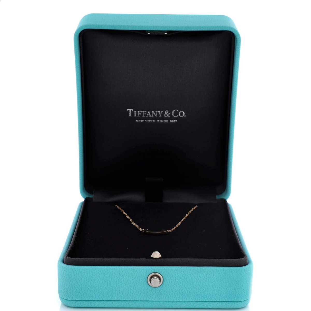 Pre-Owned Tiffany & Co T Smile Pendant Necklace