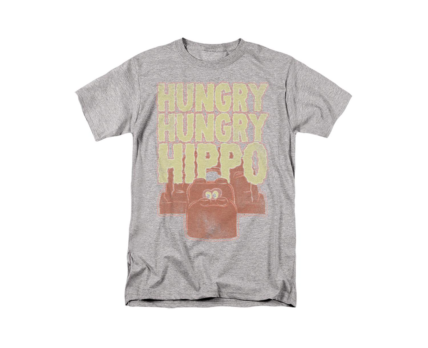 Big & Tall Hungry Hungry Hippos Wavy Logo with Red Hippo T Shirt
