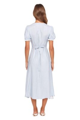 knee length dresses for ladies Baby Daisy Poplin Midi Dress – Cattivo main image 1