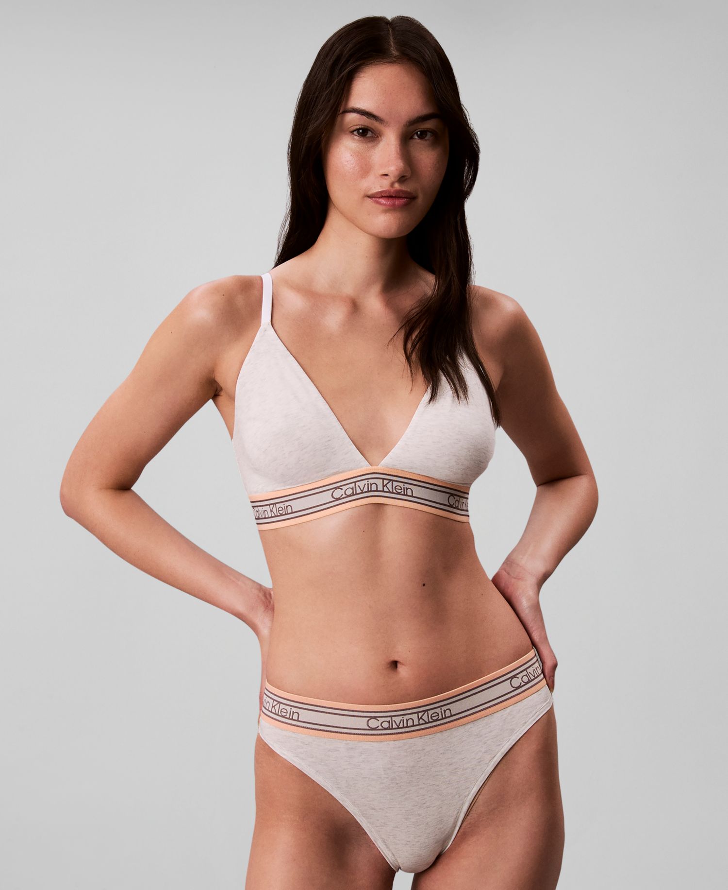 Women's Icon Cotton Modal Lightly Lined Triangle Bralette QF8693