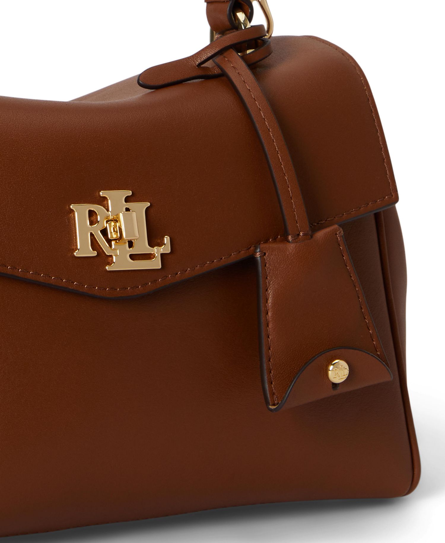 Farrah Leather Small Satchel Bag
