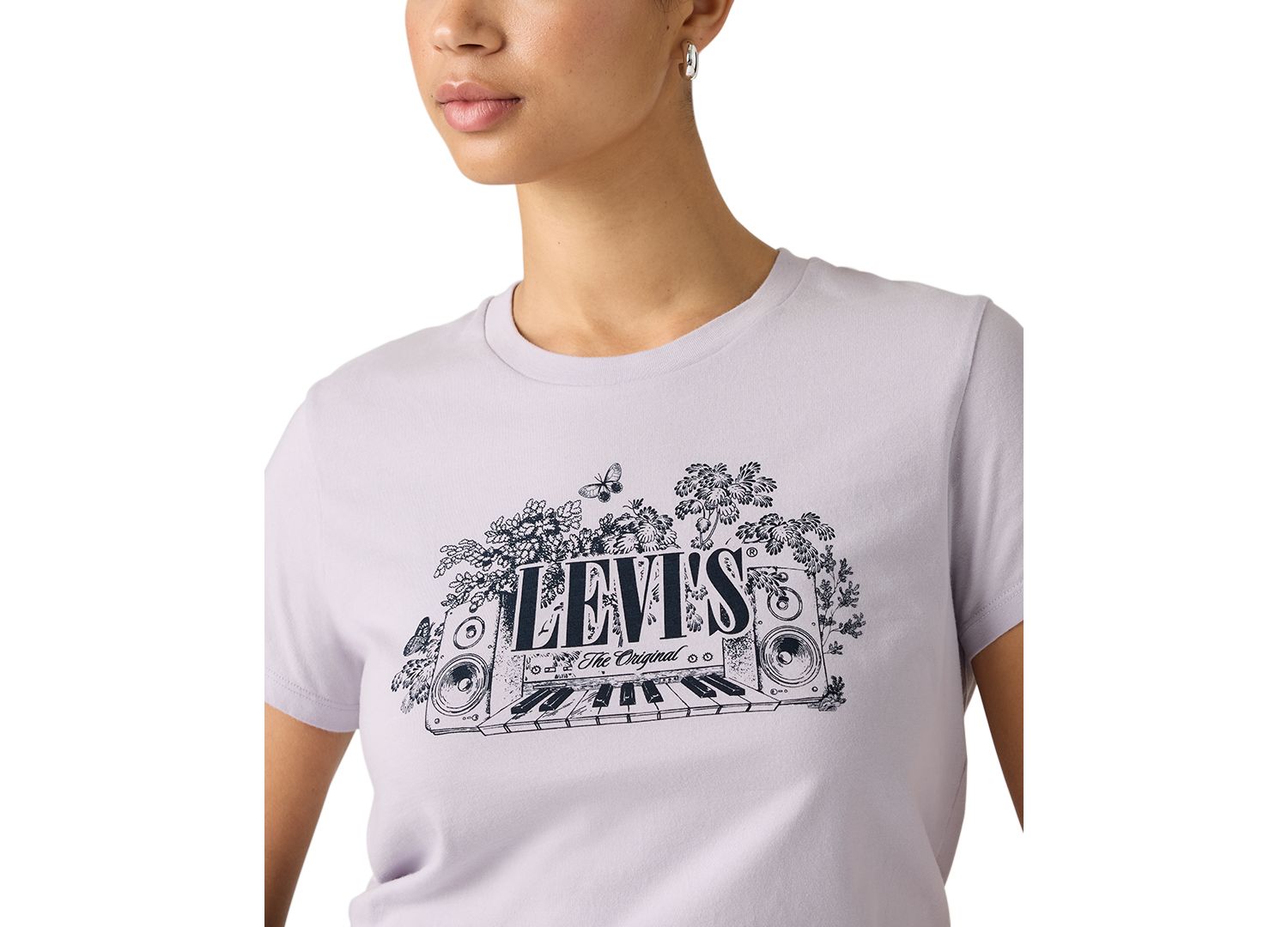Women's Perfect Graphic Logo Cotton T-Shirt