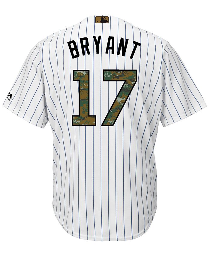 Majestic Men's Kris Bryant Chicago Cubs Replica Jersey - Macy's