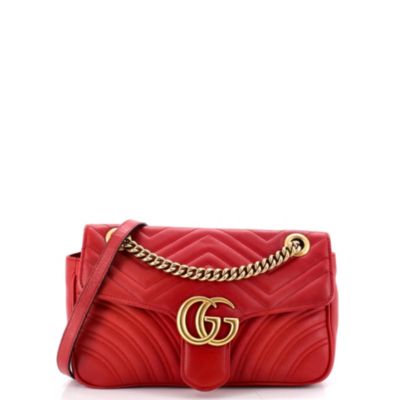 Small GG Marmont Flap Bag Matelasse Leather