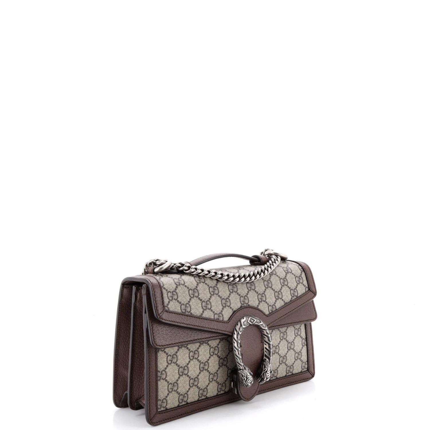 Small Dionysus Top Handle Chain Bag GG Coated Canvas