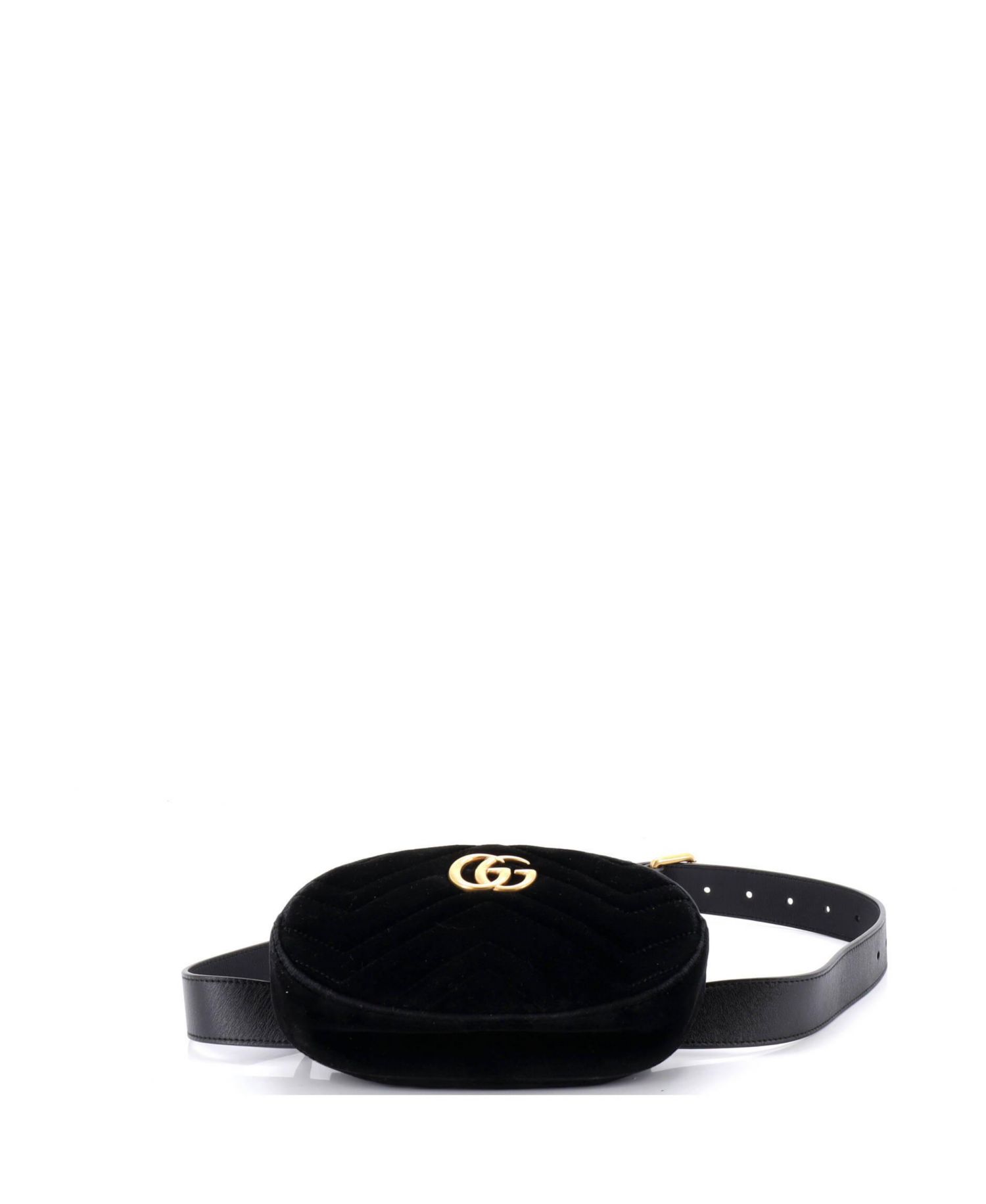 GG Marmont Belt Bag Matelasse Velvet