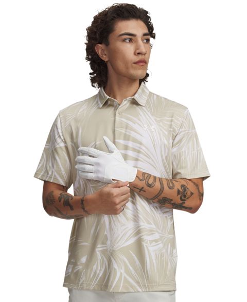 Мужское поло Under Armour Regular-Fit Polo Shirt, цвет: Хаки
