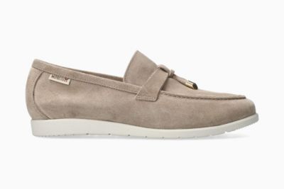 Valenza Taupe Suede Loafer