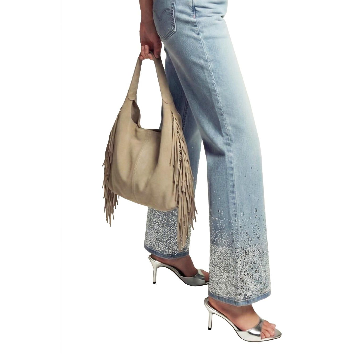 Suede Fringe Bag