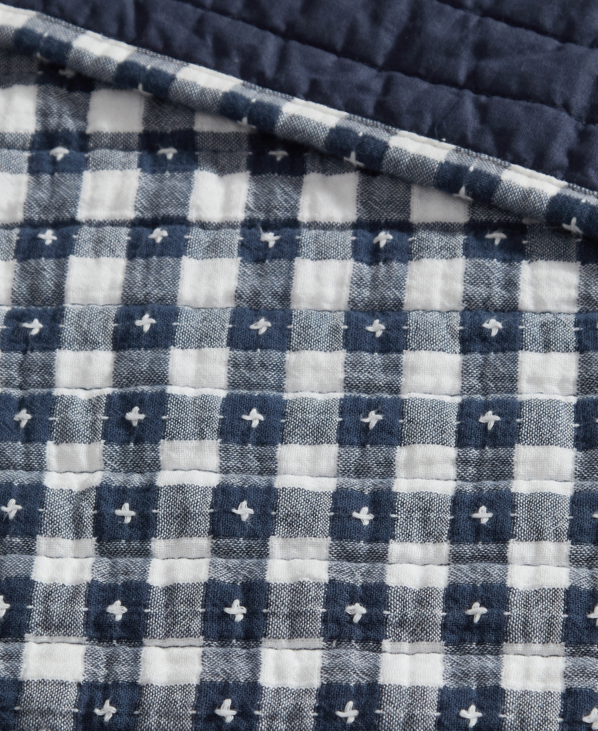 Levtex Camden Buffalo Check Reversible Quilted Throw, 50" x 60"