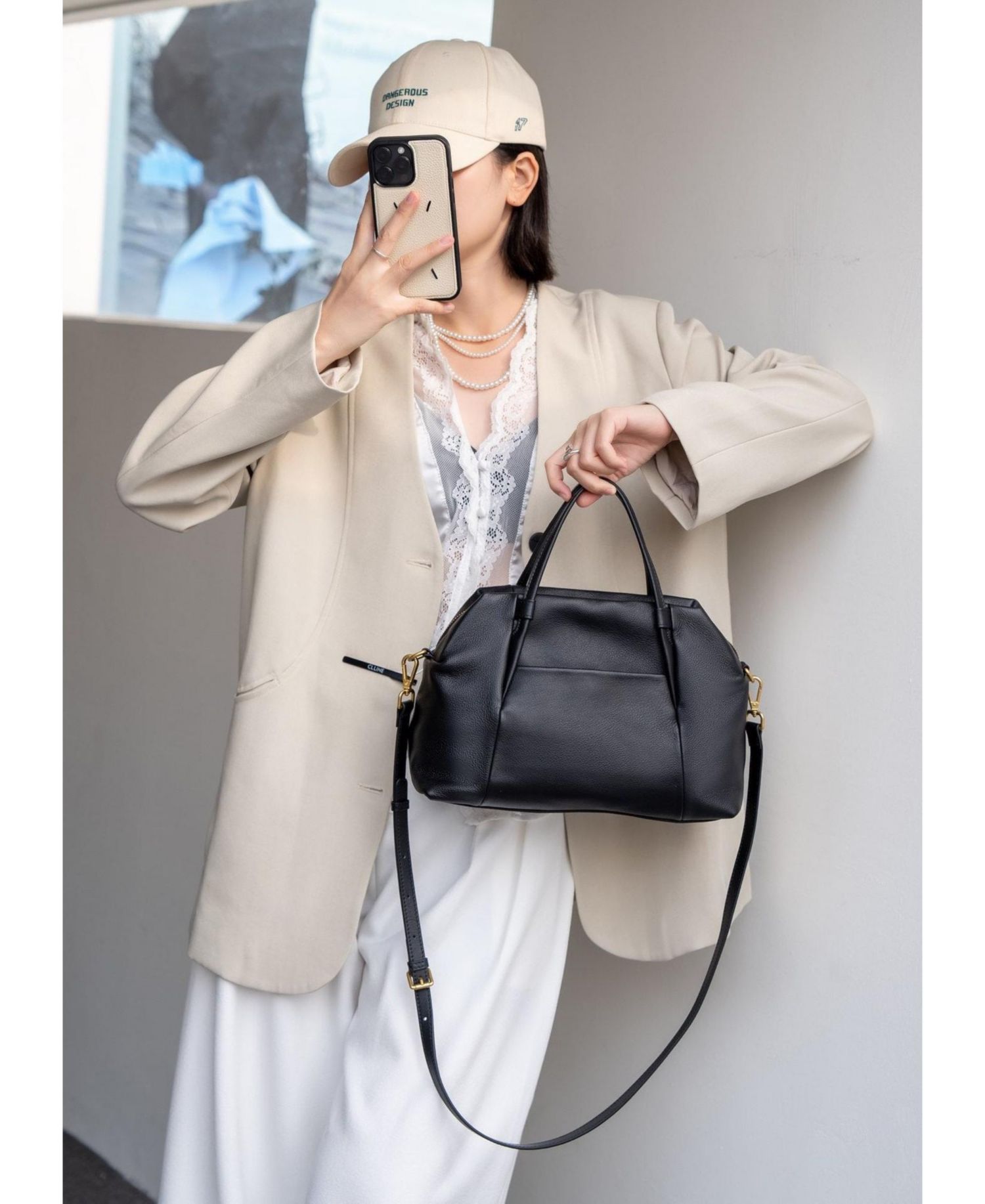 Ava Pebbled Leather Satchel Bag for Women Top Handle Crossbody Purse Structured Medium Everyday Tote with Shoulder Strap