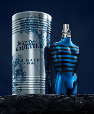 香水(男性用) Jean Paul GAULTIER Le Male In Blue Le Male in Blue Limited Edition Eau de Parfum, 4.2 oz. - Macy's