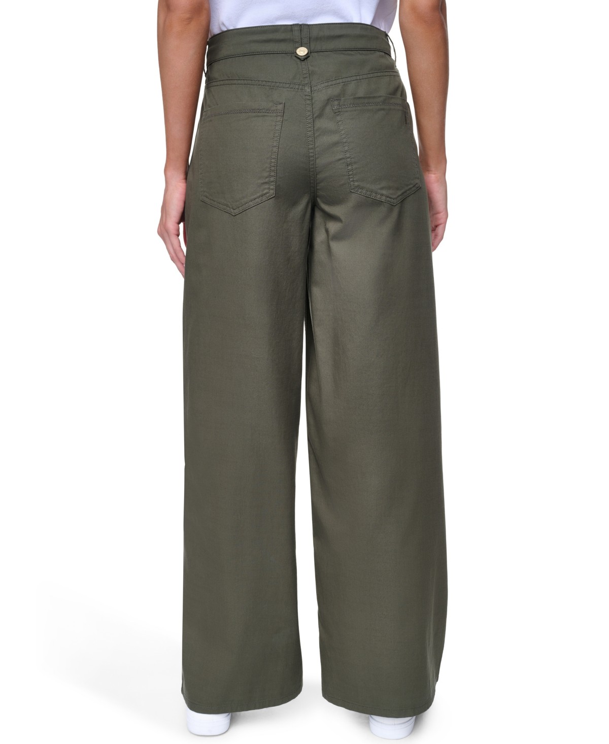 Женские Nautica Women's Cotton-Blend Drawstring Relaxed-Fit Pants — фото 5