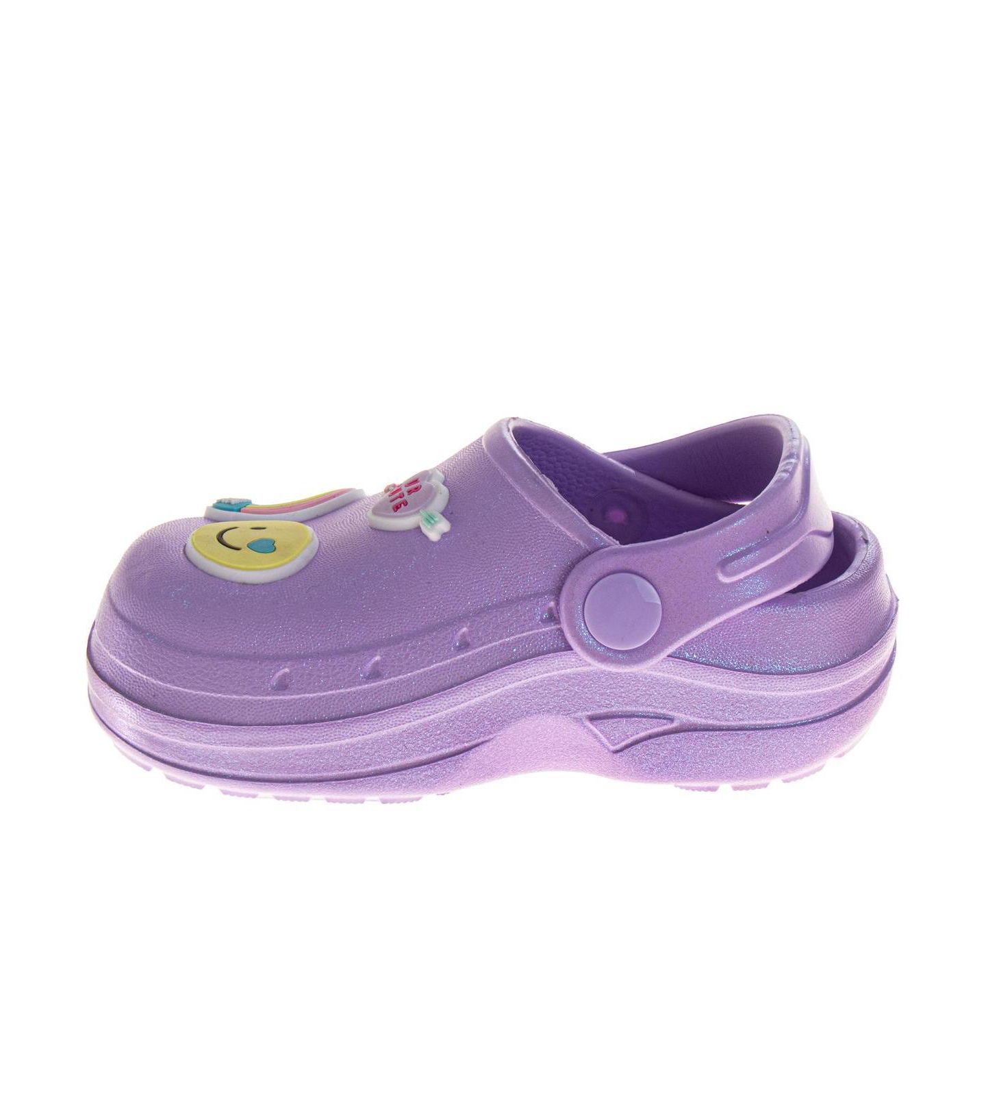 Сабо Sweethearts Candy & Rainbow Design Clogs для девочек, цвет: Фиолетовый — фото 4