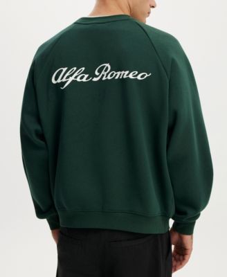 Men's Modern Box-Fit Alfa Romeo Long-Sleeve Sweatshirt