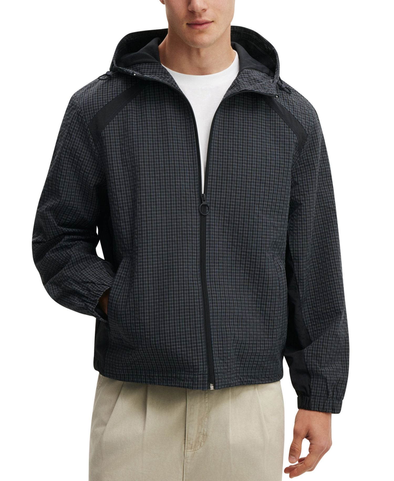 Men's Hooded Spray Long-Sleeve Jacket