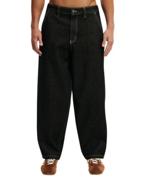 Мужские джинсы COTTON ON Baggy Skater Jean, цвет: Чёрный