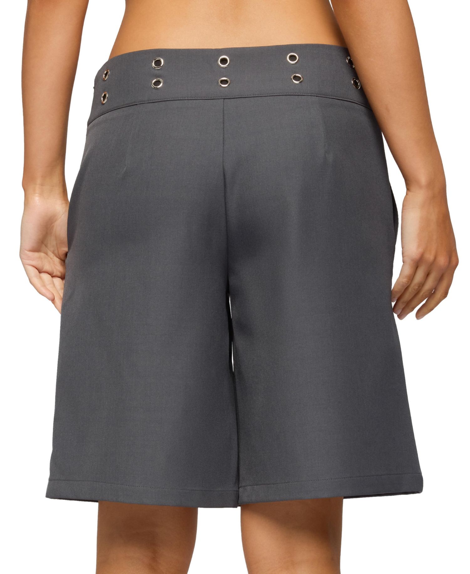 Women's Grommet Low Rise Bermuda Shorts