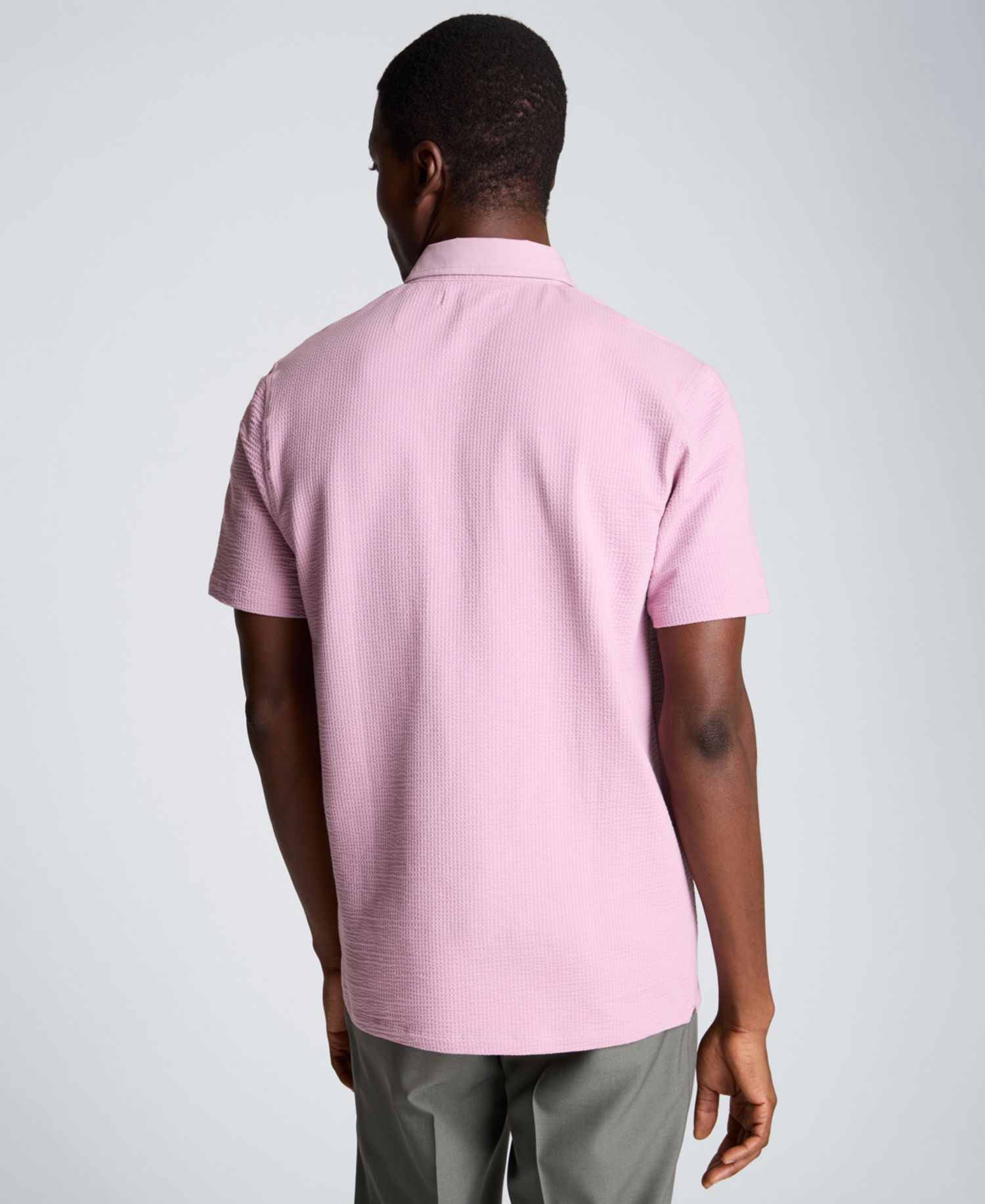 Men's Cotton-Blend Short-Sleeve Polo Shirt